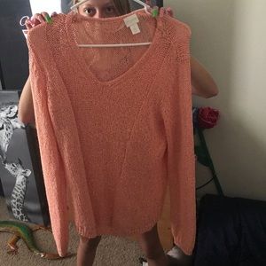 Coral sweater